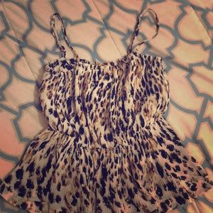 Adorable leopard print tank